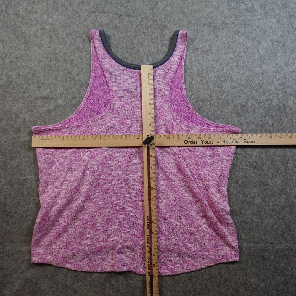 Free People Top Womens Extra Small Pink Racerback Knit Scoop Neck Flowy‎ Casual